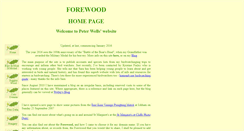 Desktop Screenshot of forewood.co.uk